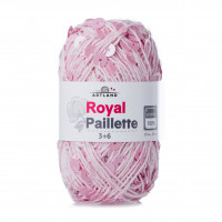 Royal Paillette хлопок 100% с пайетками 3мм и 6 мм Цвет 65213 нежно-розовый с розовым