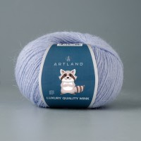 LUXURY  пух норки Цвет 75 голубая даль