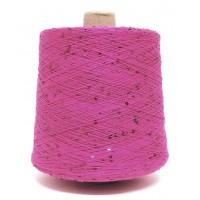 Raffinato 90% хлопок, 10% пайетки, 100гр/830 Цвет 01 яркий цикламен
