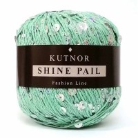 Shine Pail Цвет 104 салатовый / пайетки серебро
