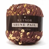 Shine Pail Цвет 124 какао / пайетки золото