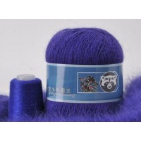 Пух норки с голубой этикеткой Цвет 818 фиолетовый