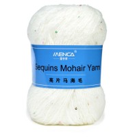 Sequins Mohair Yarn Цвет 001