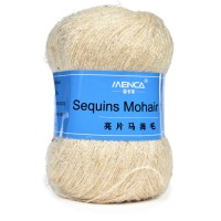 Sequins Mohair Yarn Цвет 004