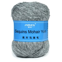 Sequins Mohair Yarn Цвет 007