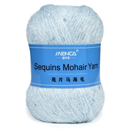 Пряжа для вязания Menca Sequins Mohair Yarn