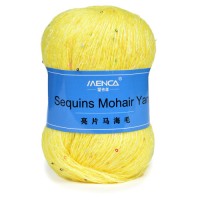 Sequins Mohair Yarn Цвет 010