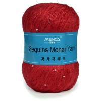 Sequins Mohair Yarn Цвет 014