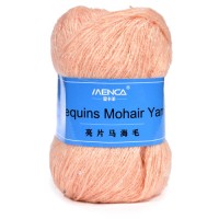 Sequins Mohair Yarn Цвет 015