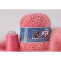 Пух норки с голубой этикеткой Цвет 813 розовый