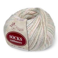 Socks Cashmere Цвет 4065 бежевый / светло - желтый / полынь / светлая астра