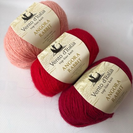 Пряжа для вязания VENTO d'ITALIA  Angora Rabbit 400