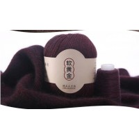Cashmere Fine 50г 338 м 100% монгольский кашемир Цвет 24 слива