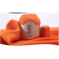 Cashmere Fine 50г 338 м 100% монгольский кашемир Цвет 26 тыквенный