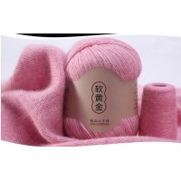 Cashmere Fine 50г 338 м 100% монгольский кашемир Цвет 30 розовый меланж