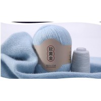 Cashmere Fine 50г 338 м 100% монгольский кашемир Цвет 33 голубой
