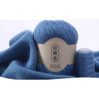Cashmere Fine 50г 338 м 100% монгольский кашемир Цвет 41 джинсовый