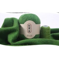 Cashmere Fine 50г 338 м 100% монгольский кашемир Цвет 44 зеленый