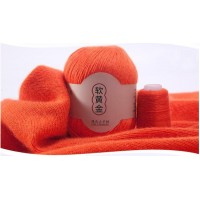 Cashmere Fine 50г 338 м 100% монгольский кашемир Цвет 52 темно-оранжевый
