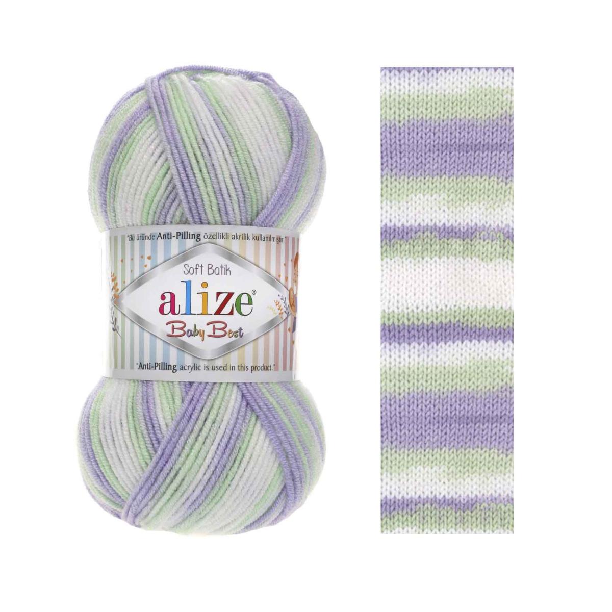 Пряжа для вязания Alize Baby Best Batik (Ализе Беби Бест Батик)