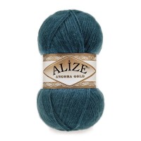 Angora Gold Цвет 17 петрольный