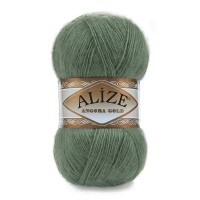 Angora Gold Цвет 180 зеленый миндаль