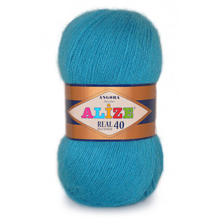 Пряжа для вязания Alize Angora Real 40 (упаковка 5 шт) (Ализе Ангора Реал 40)