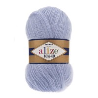 Angora Real 40 (упаковка 5 шт) Цвет 40 голубой
