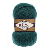 Angora Real 40 (упаковка 5 шт) Цвет 507 античный зеленый