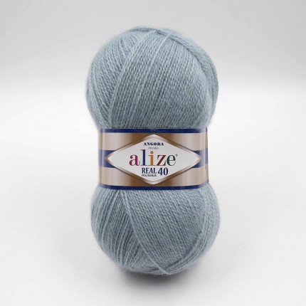 Пряжа для вязания Alize Angora Real 40 (Ализе Ангора Реал 40)