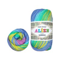 Bamboo Batik Цвет 2597 синий/зеленый/желтый/сиреневый