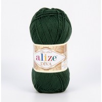 Diva Цвет 131 темно-зеленый