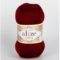 Diva Цвет 57 бордовый