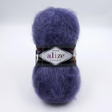 Пряжа для вязания Alize Mohair Classic (Ализе Мохер Классик)