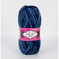 Superwash Comfort Socks Цвет 7677 джинсовый меланж