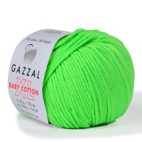 Baby Cotton XL Цвет 3427 зеленый