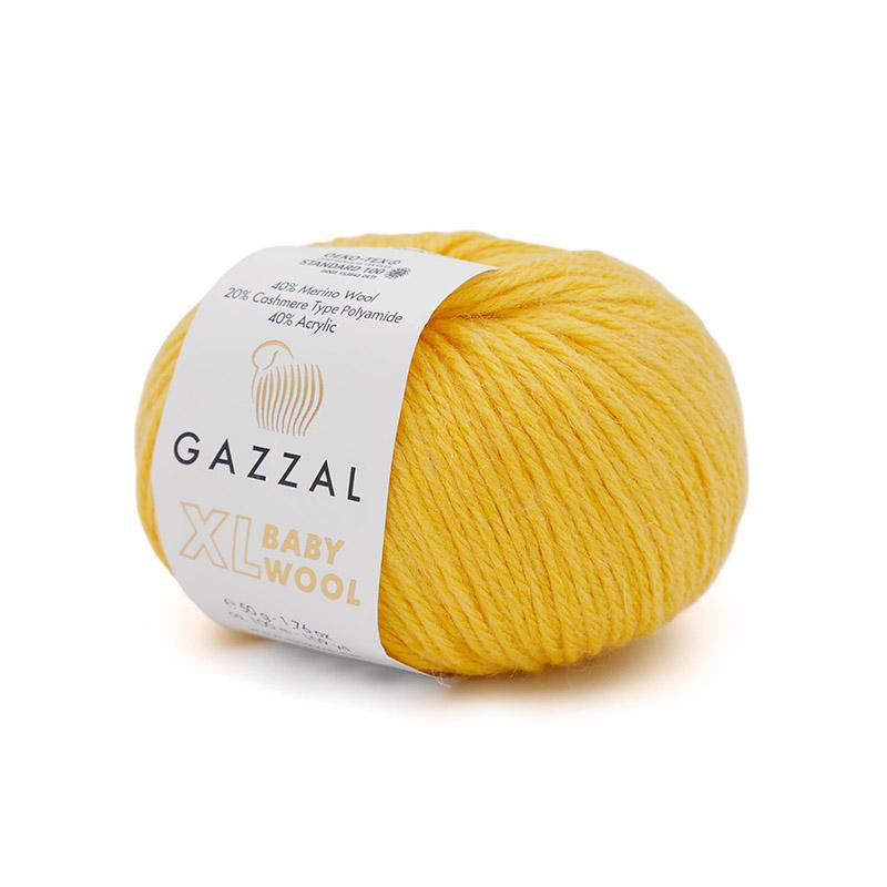 Пряжа для вязания Gazzal Baby Wool XL (Газзал Беби Вул XL)