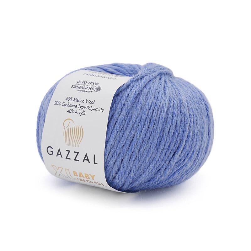 Пряжа для вязания Gazzal Baby Wool XL (Газзал Беби Вул XL)