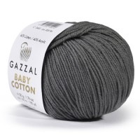 Baby Cotton (упаковка 10 шт) Цвет 3450 темно серый