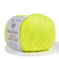 Baby Cotton (упаковка 10 шт) Цвет 3462 желтый неон