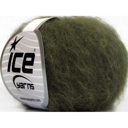 Пряжа для вязания ICE Kid Mohair Fine Dark Green (Кид мохер дарк грин)