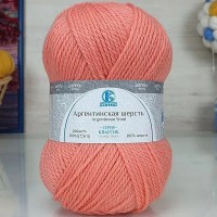 Аргентинская шерсть Цвет 037 персик