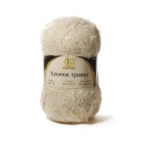 Хлопок Травка Цвет 006 светло-бежевый