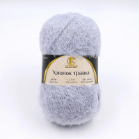 Хлопок Травка Цвет 008 серебристый