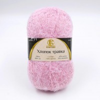 Хлопок Травка Цвет 055 розовый светлый
