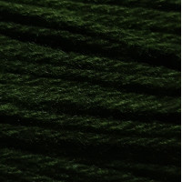 Пряжа полушерстяная в пасмах 100 г Цвет Темно-зеленый
