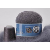 Пух норки с голубой этикеткой Цвет 804 мышиный