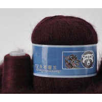 Пух норки с голубой этикеткой Цвет 812 марсала