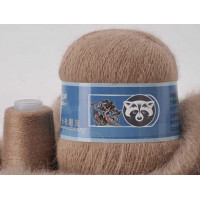 Пух норки с голубой этикеткой Цвет 816 бежевый