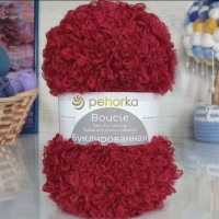 Буклированная Цвет 272 вишня